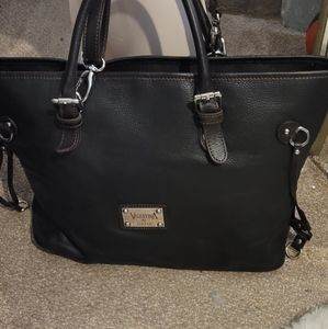 Valentina Leather Crossbody Tote